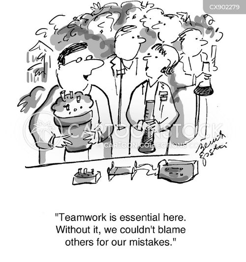 Teamwork Cartoons and Comics - funny pictures from CartoonStock