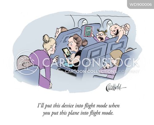 Flight Mode Cartoons and Comics - funny pictures from CartoonStock