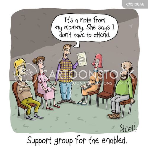 Enabler Cartoons and Comics - funny pictures from CartoonStock