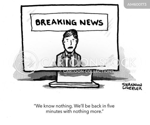 News Reporters Cartoons And Comics Funny Pictures From Cartoonstock