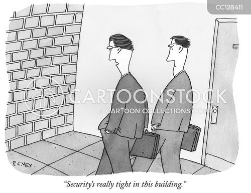 Tight Security Cartoons and Comics - funny pictures from CartoonStock