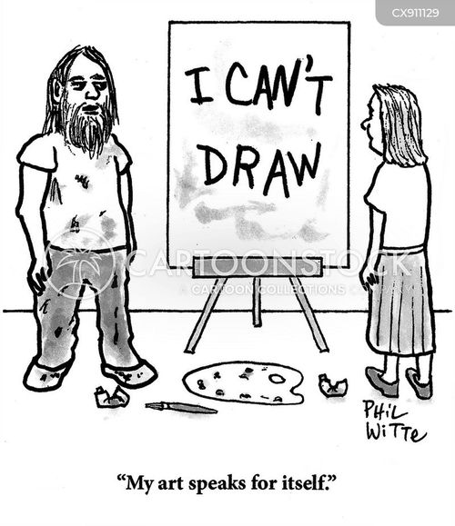 Art Teacher Cartoon Image