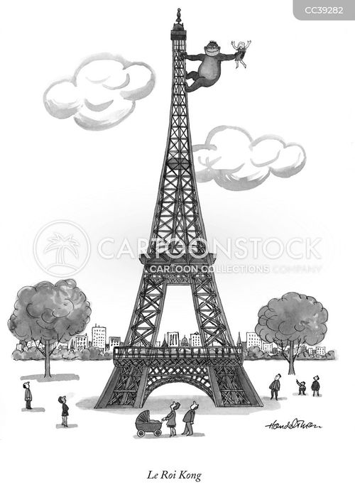Eiffel Tower Cartoons and Comics - funny pictures from CartoonStock