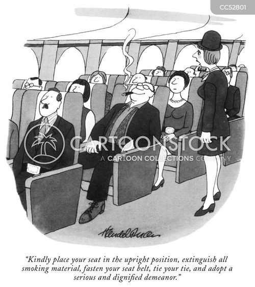 Cabin Crew Cartoons and Comics - funny pictures from CartoonStock