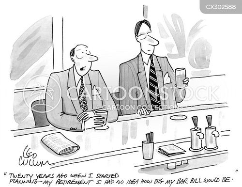 Bar Tabs Cartoons and Comics - funny pictures from CartoonStock