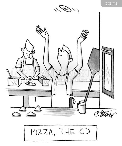 Making Pizza Cartoon