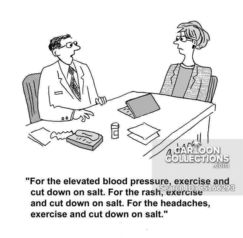 Blood Pressure Cartoons