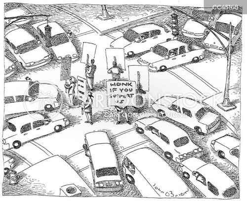 Traffic Jam..Funny Drawing by Rajan V - Pixels