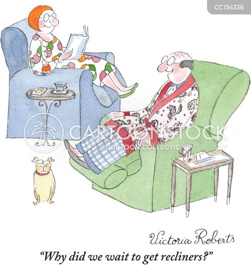 Recliner Cartoons and Comics - funny pictures from CartoonStock