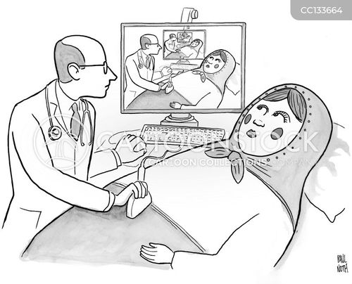 ultrasound technician cartoon