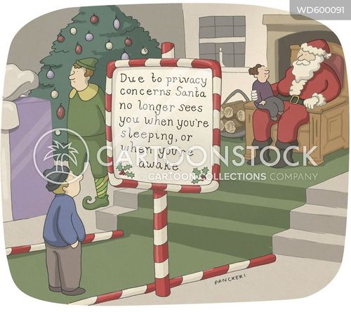 funny santa claus cartoons