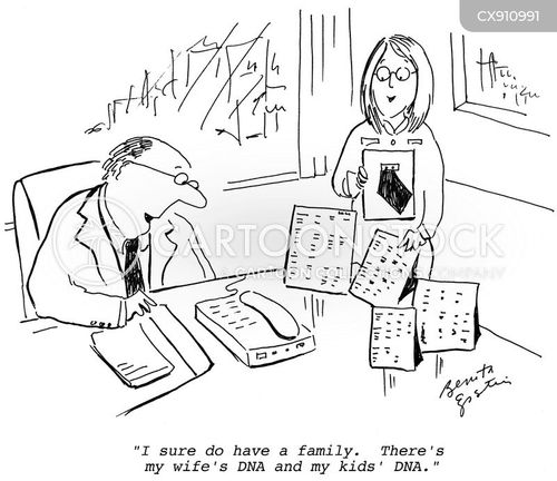 Dna Tests Cartoons and Comics - funny pictures from CartoonStock
