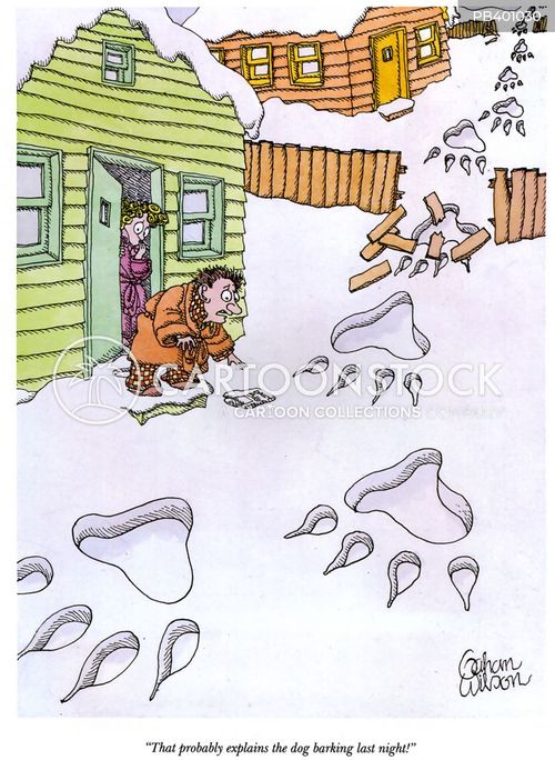 Footsteps Cartoons and Comics - funny pictures from CartoonStock