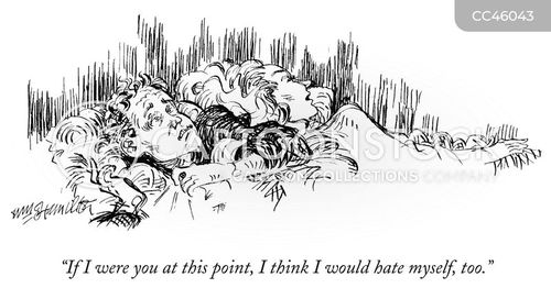 Self loathing Cartoons And Comics Funny Pictures From CartoonStock Self loathing Cartoons And Comics Funny Pictures From CartoonStock