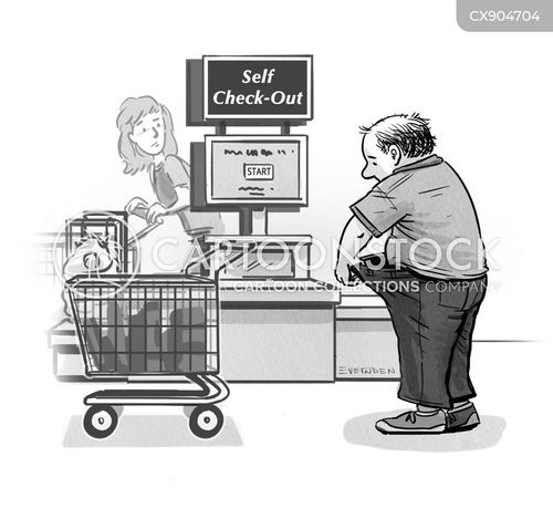 Funny Cartoon Doctor Carries Pills For Patients Shopping Cart