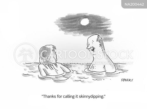 Skinny Dipper Cartoons and Comics - funny pictures from CartoonStock