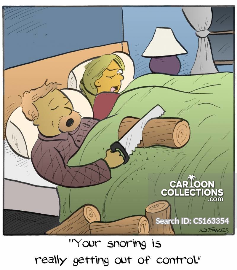 Obstructed Sleep Apnea Cartoons