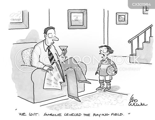 Levelling The Playing Field Cartoons and Comics - funny pictures from  CartoonStock