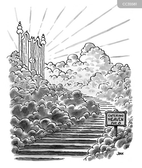 St. Peters Gate Cartoons and Comics - funny pictures from CartoonStock