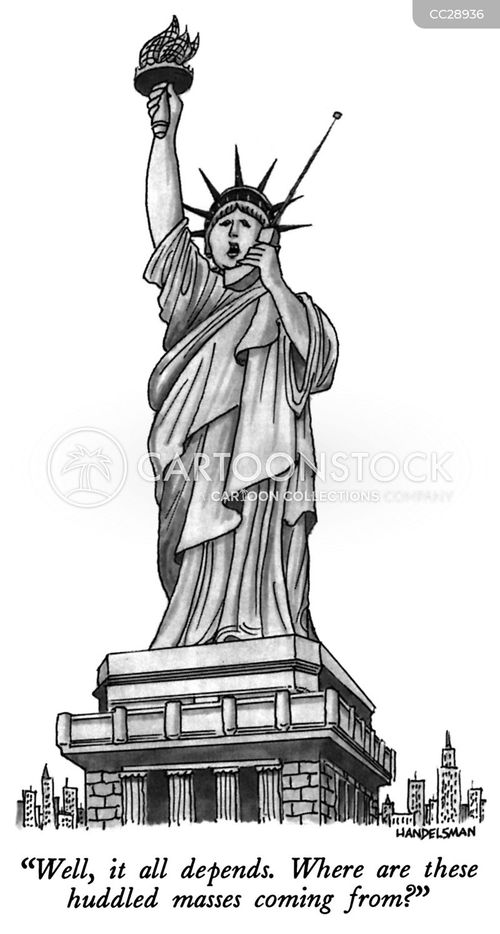 Statue Of Liberty Cartoons and Comics - funny pictures from CartoonStock