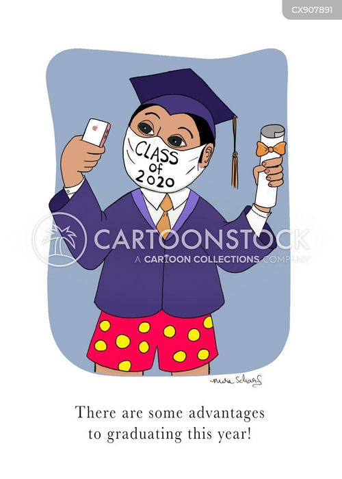 Virtual Graduation Cartoons and Comics - funny pictures from CartoonStock