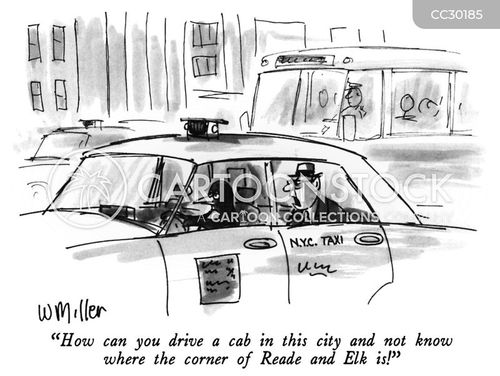 Taxi Driver Cartoons