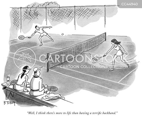 Tennis Cartoons And Comics Funny Pictures From Cartoonstock