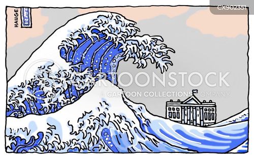 Cipir6: Tsunami Wave Cartoon