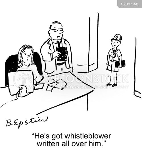 Image result for whistleblower cartoon