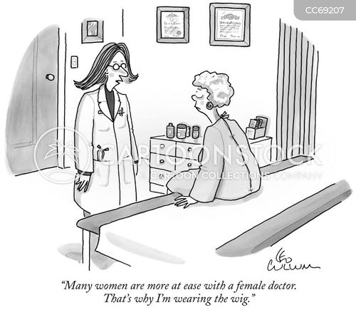 female doctor cartoons funny