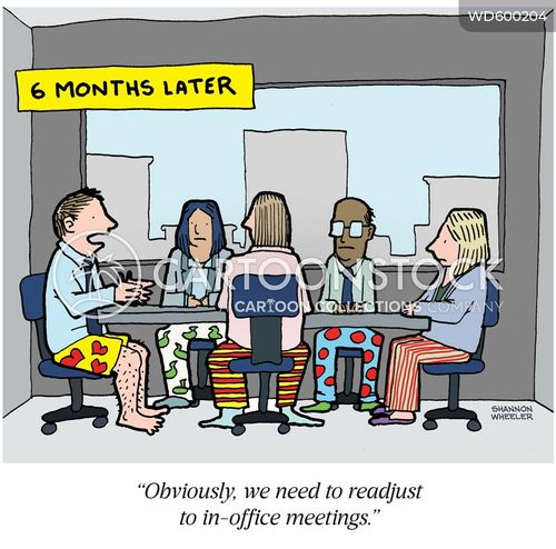 employee meeting humor cartoon