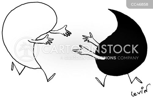 Yin And Yang Cartoons