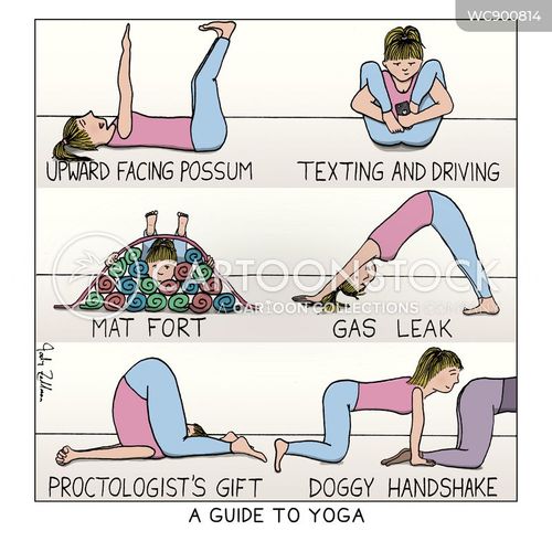 Set of 26 hatha yoga poses. Stock Vector by ©bigbadmutuh.yahoo.com 98552452