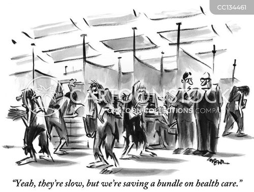 Living Dead Cartoons and Comics - funny pictures from CartoonStock